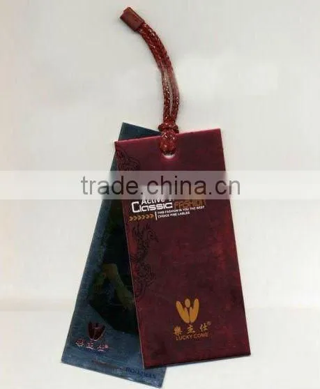 clothes hangtag , paper clothes hang tag