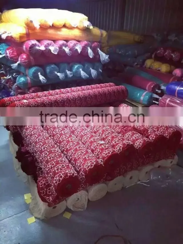 TH-8880 updated women suits fabric design lace fabric with 5M/KG 160CM