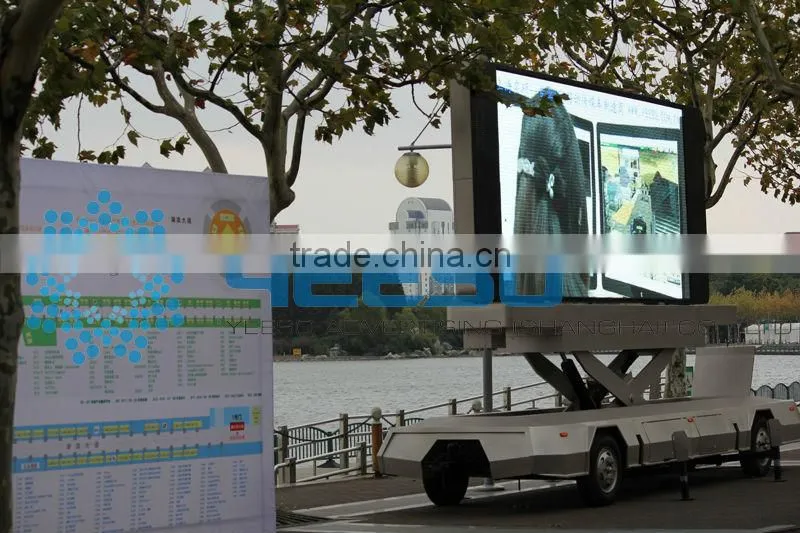 2014 Last Sale Mobile LED Advertising Vehicle, LED Display Screen, YES-T12 For Road Show,Live Broadcasting
