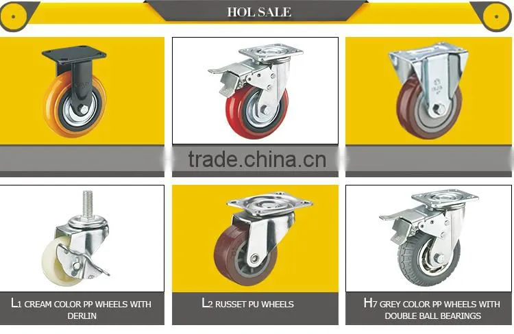 scaffold caster wheel with brake