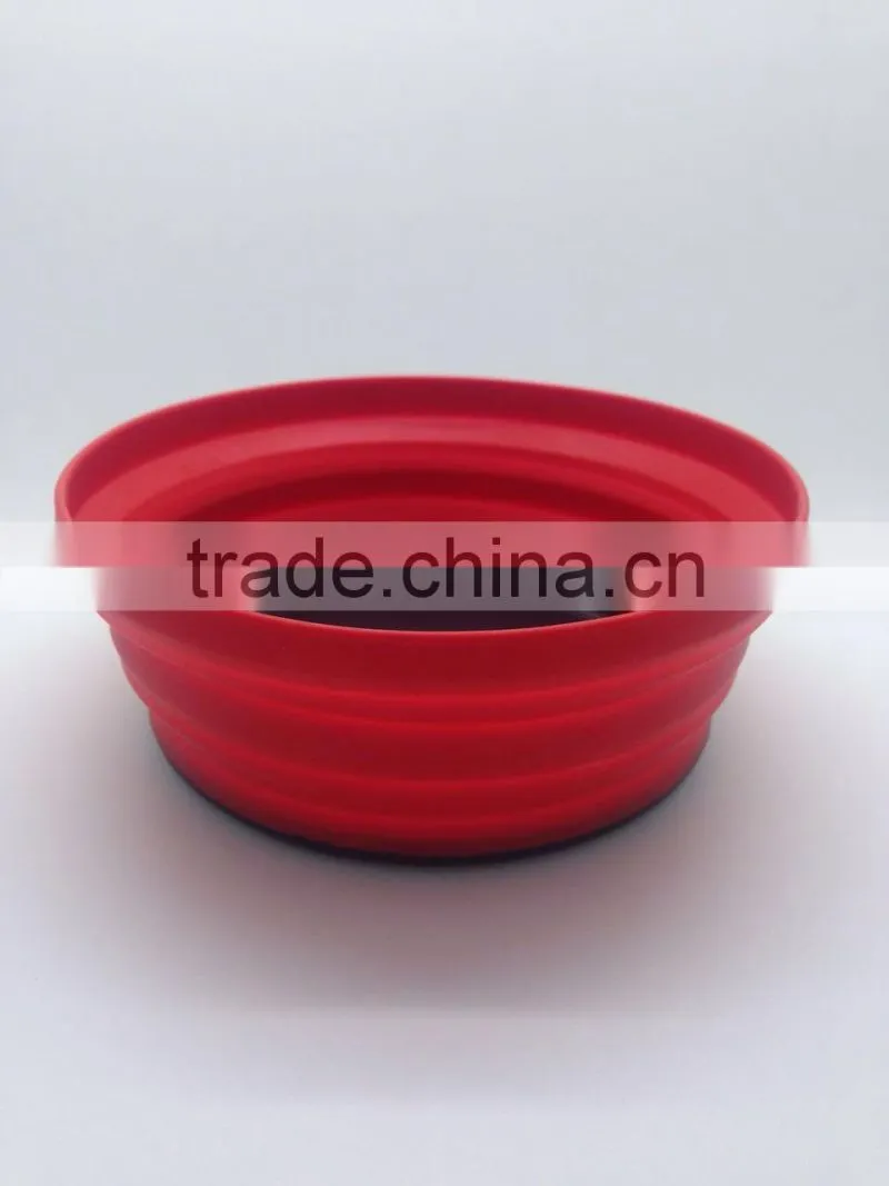 Easy to use fashion food grade silicone foldable water cup for travel