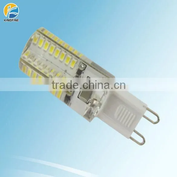 2014 New 360 Degree Glue 3014SMD 3w CE RoHS LED G9 Lamp