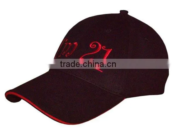 caps and t-shi logo with printing