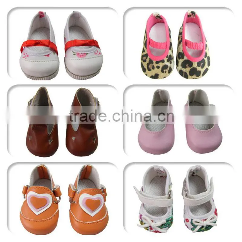 Hot sale american girl doll shoes small doll shoes OEM
