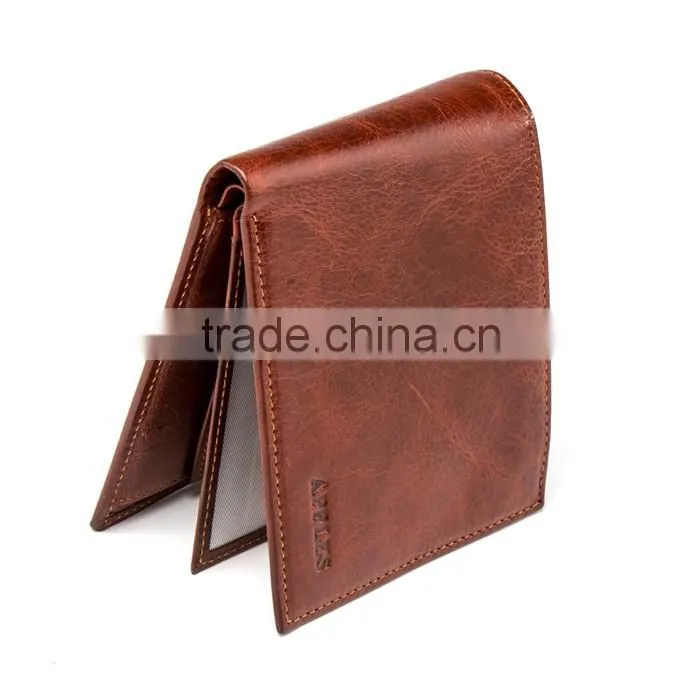 Experienced Factory Travel Good Design 100% Genuine Leather Purse