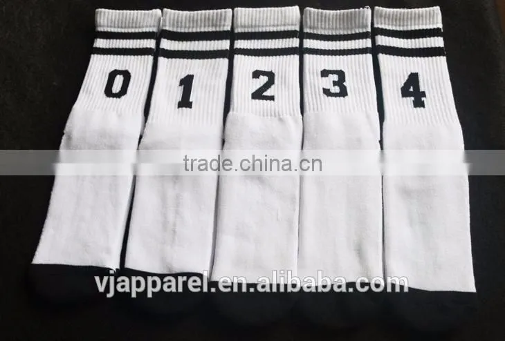 knee high soccer sock custom logo sock football sock