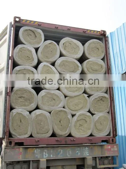 Mineral wool heat insulation, fireproof and soundproof material