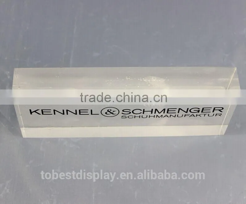 Shenzhen Tobestdisplay factory custom crystal acrylic award blanks