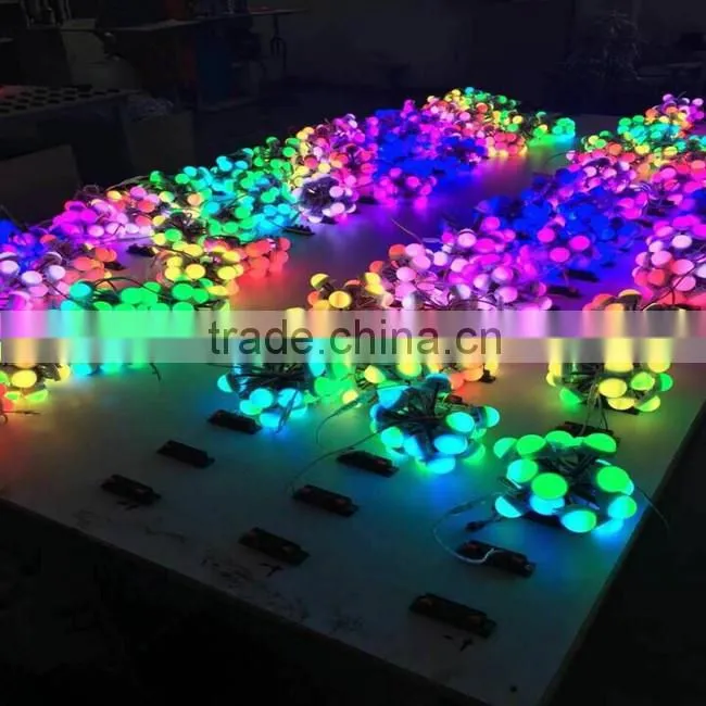 Milky White Cover D30mm 3 LEDs LED Point Light with IC2811
