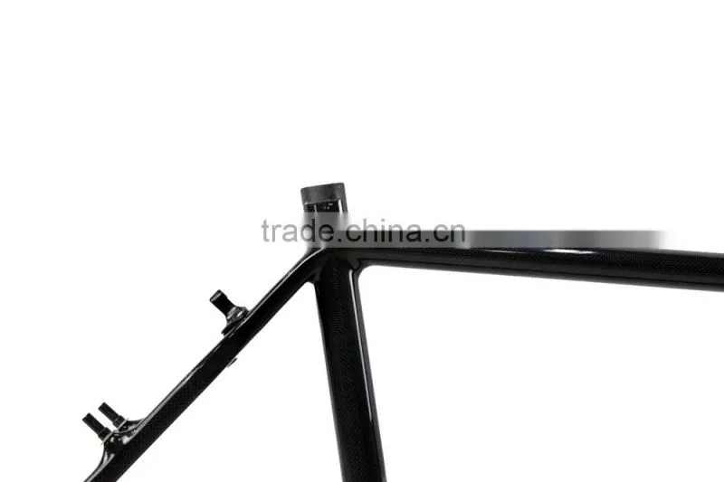 Carbon cyclocross bike frame, T700 carbon fiber frame, chinese cx frame V brake , cyclocross bike ISP frame