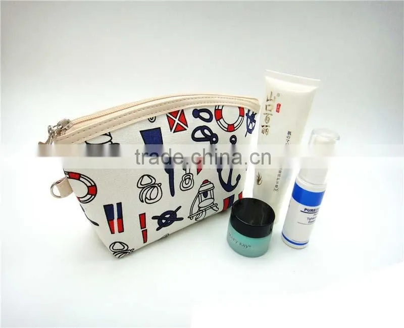 Promotional canvas cosmetic travel bag made in Guangzhou China