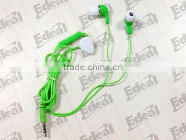 Excellent Quality earphone with mic and 3-button volume control for mobile phone nice to customers show