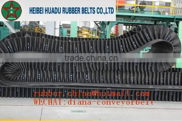 supply high strength sidewall conveyor belting