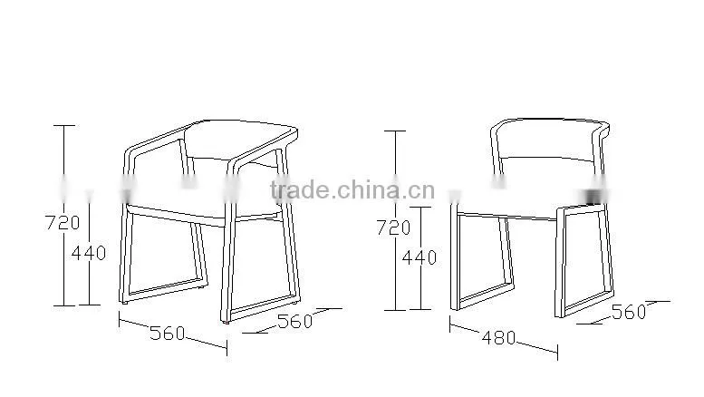 Hermers new design white Color solid wood Leather leisure Chair