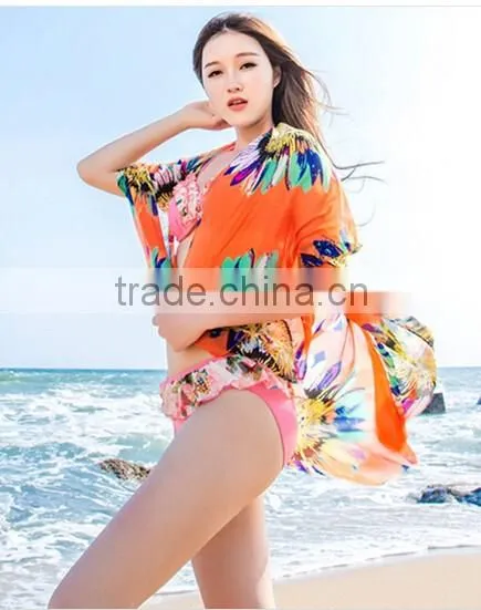 Beach Chiffon Wrap hawaiian Sarong Skirt Bikini Cover up Scarf