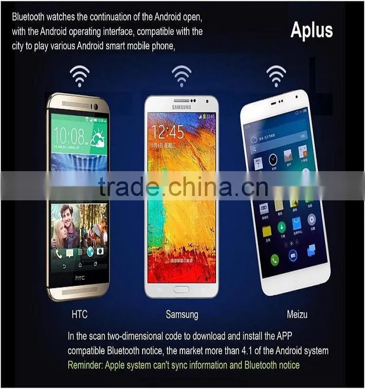 2015 new product Gsm Android Smart Watch Smartwatch Android Watch NFC Wifi Smart Bluetooth Watch GV18