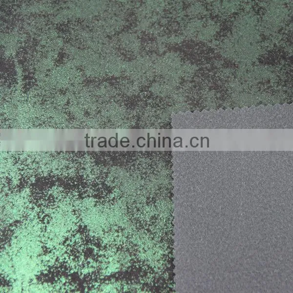 shiny pu synthetic leather raw material for shoe making stocklot from China manufacturer