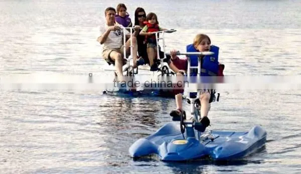 2 person pedal bike / water pedal bikes in the river