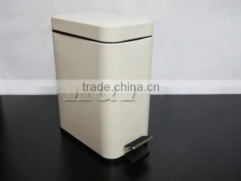 12L Selling well white color stainless steel trash bin