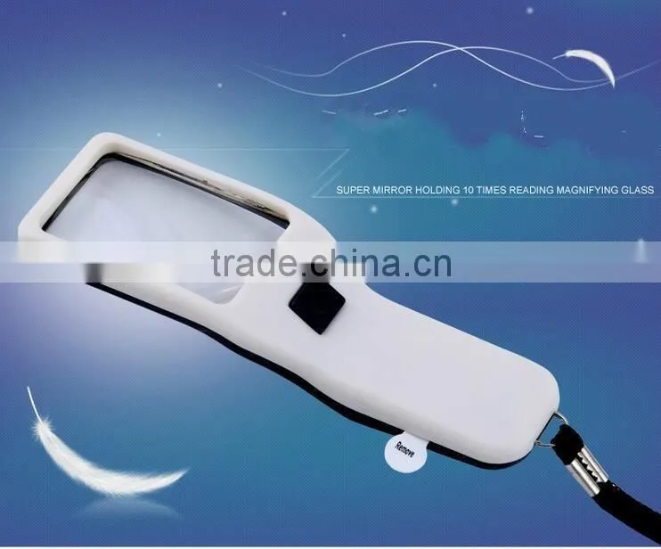 Wholesale Cheap led magnifier handle reading led pocket magnifier for elderly