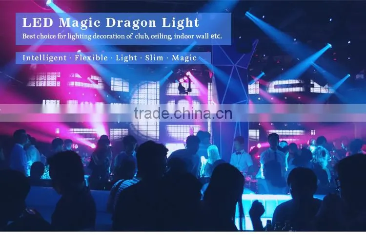 slim led magic dragon bar light for night club, maken any shape by your mind