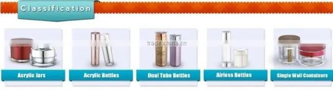 30ml 50ml Plastic AS Airless Bottles For Skin Care