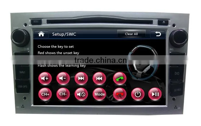 gps software for car stereo for OPEL ASTRA VECTRA car dvd player Support 3G/V-10disc/Audio/Video