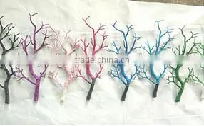 Hot sale Gold Crystal Artificial Tree / Wedding Tree Centerpiece