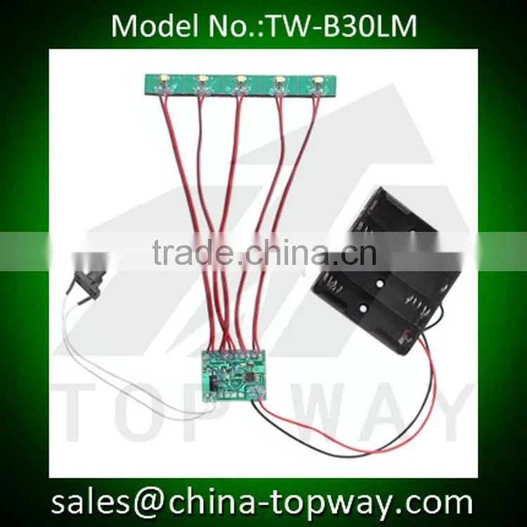 Wired led for advertising display