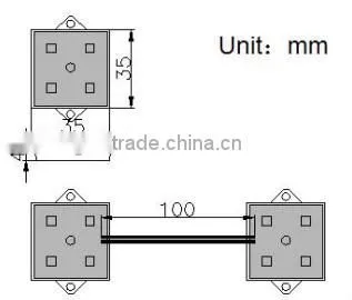 12v super brightness 5 pcs 5050 smd led module waterproof advertising led module lighting
