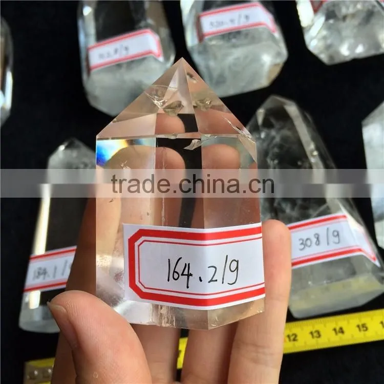 Natural Medium Genuine Clear Quartz Crystal Pillars Point Of Sale