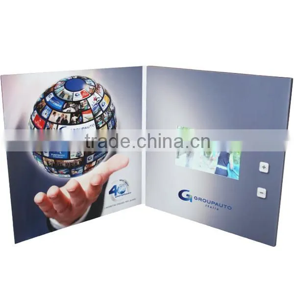 4.3'' marketing ads with lcd digital greeting card