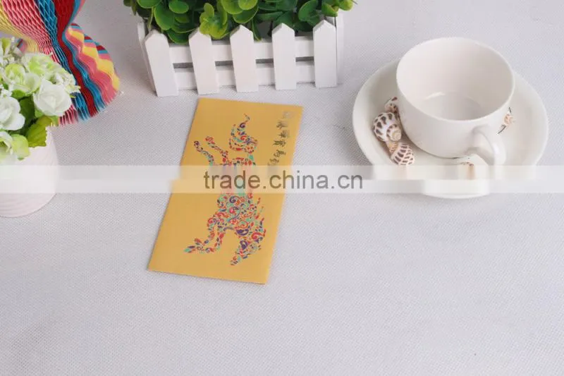 Top quality red packet design cheap money packet printing