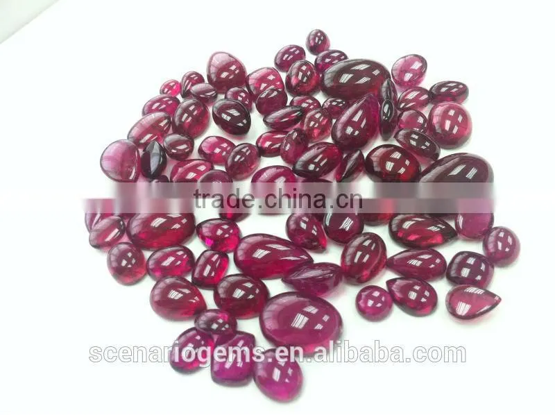 #MMZZ Natural Multi-Shape Cabs Loose Gemstone Rubellite Cabochon