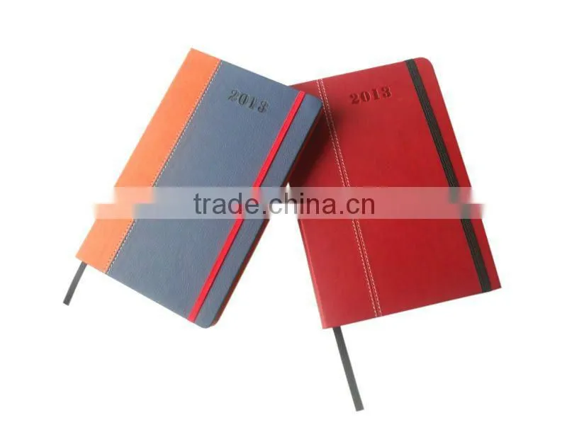 A4 A5 A6 pu notebook with logo embossed or printed, promotion gift