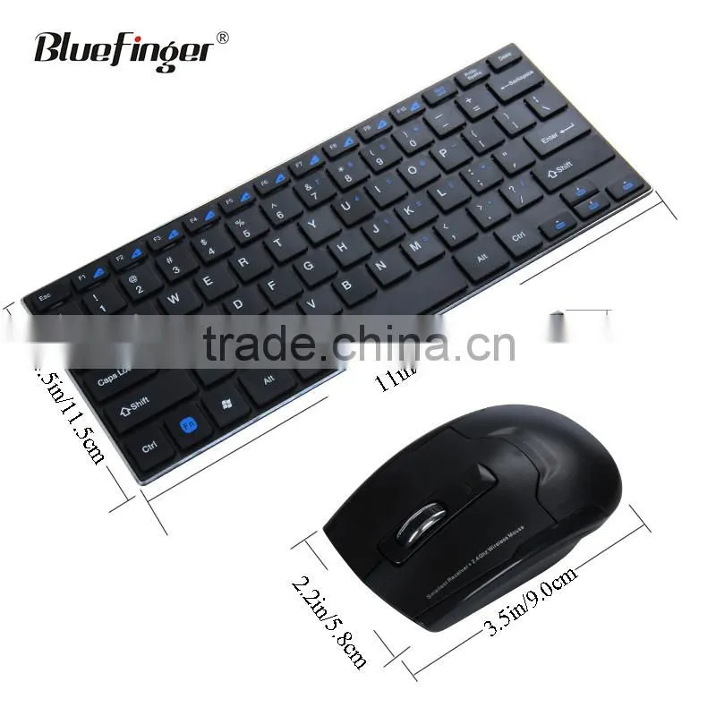 Shenzhen Factory High quality wireless mini keyboard and mouse