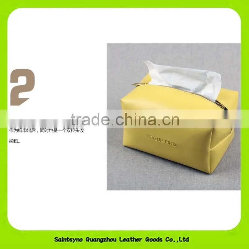 15002 Top grade portable handmade tissue holder for car