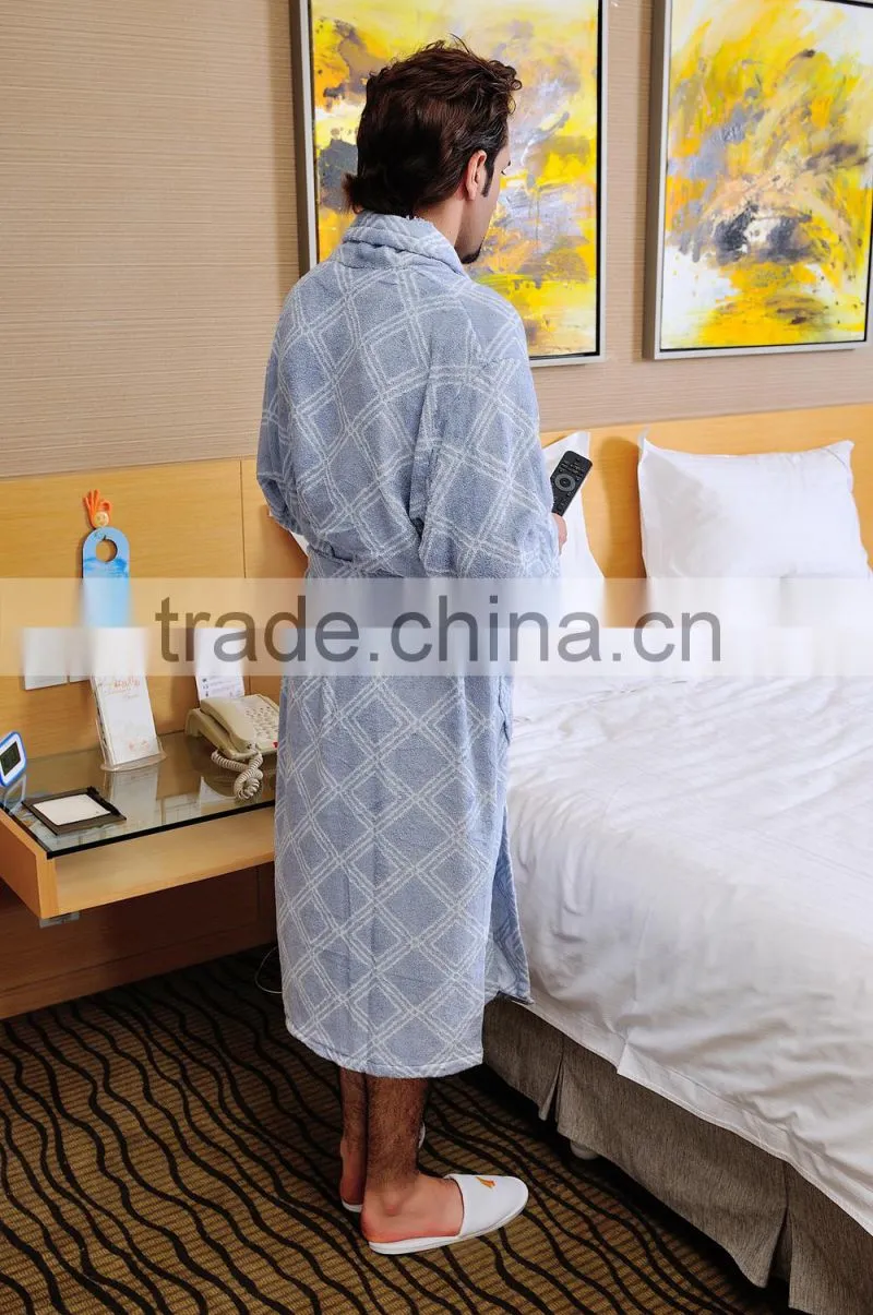 promotion high quality 100%cotton Terry hotel bathrobe
