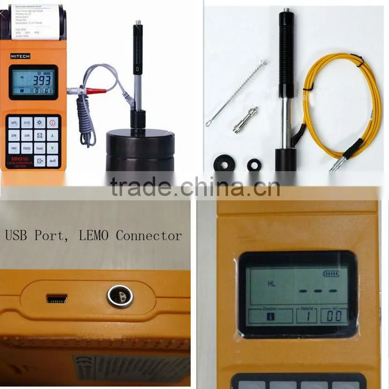 MH310 Portable Metal/Rubber/Plastic Hardness Testing Machine/ Hardness Tester Price