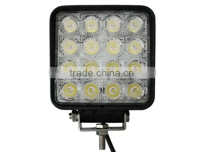 Newest 48W C REE LED Work Light Bar 16*3W Equipment Vehicle Truck 4WD Boat Farming Driving Lamp CE ROHS IP67 Working light