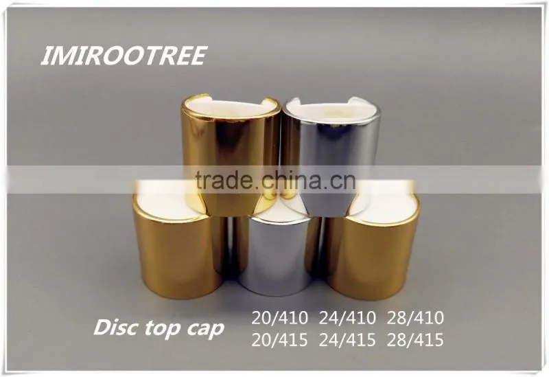 24 28mm Cosmetic Lotion Liquid Bottle Container Closure Press Disc Top Cap