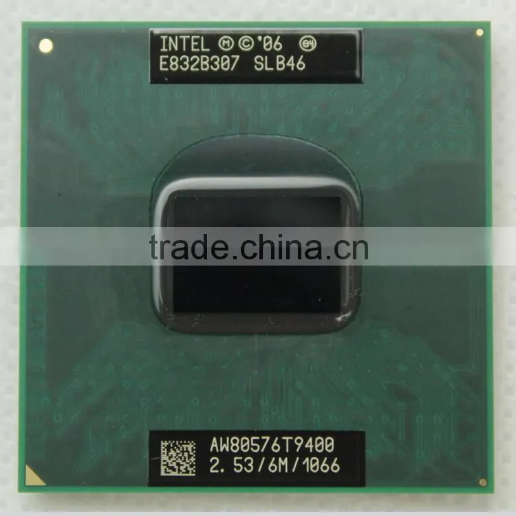 Original PGA formal version of the core 2 duo T9400 2.53 G 6 m 1066 laptop CPU SLB46