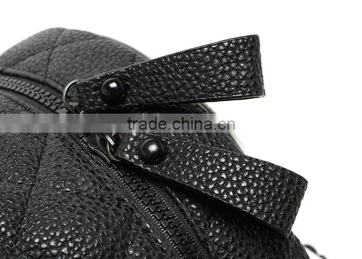 fashion pu backpack handmake panda design day backpack bag for young