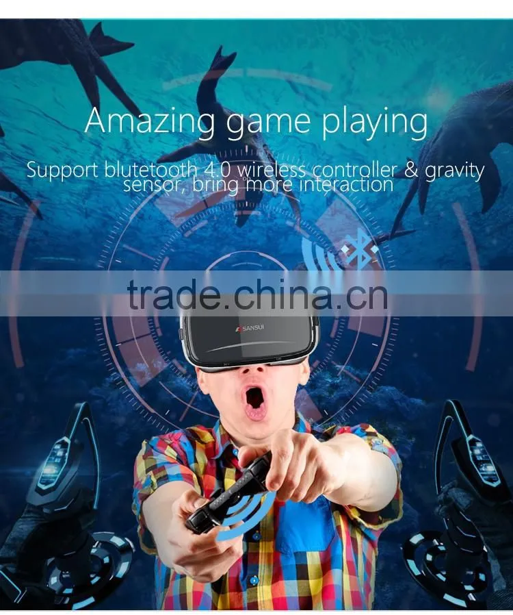 2017 high-end andriod 2k screen vr all in one 3d
