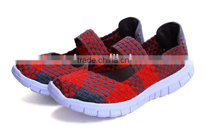 high quality women's woven shoes , casual sport shoes