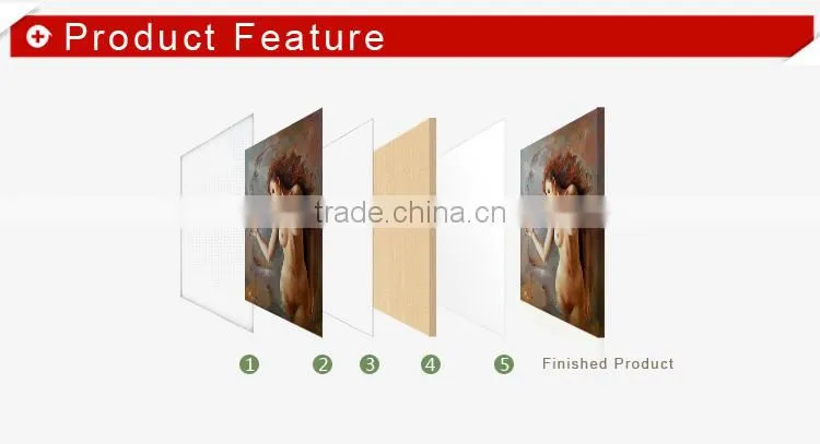 Decorative sexy girl nude boby picture oil painting