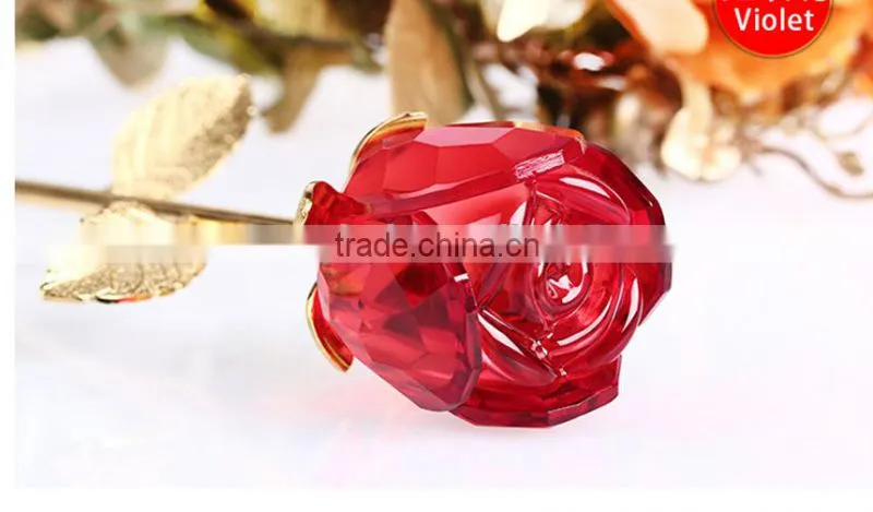 New Design Crystal flower gift