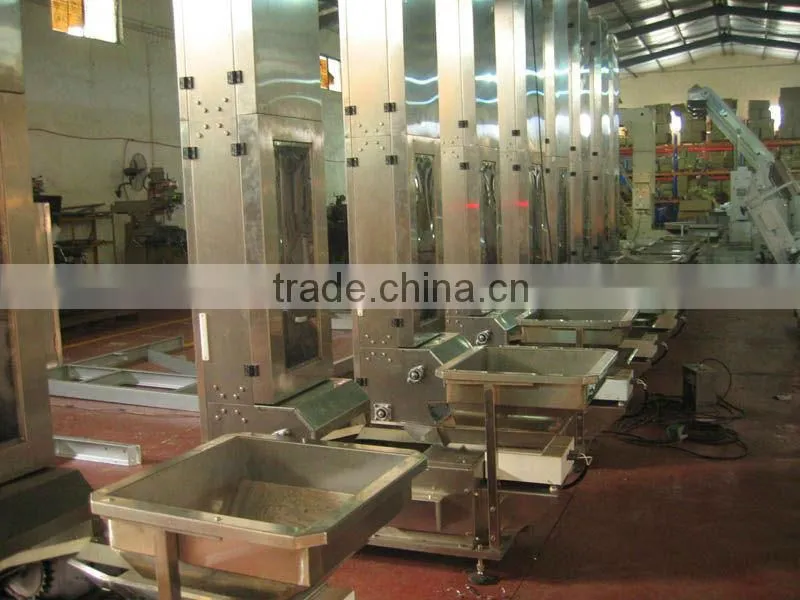 Z style vertical bucket conveyor for packing machine