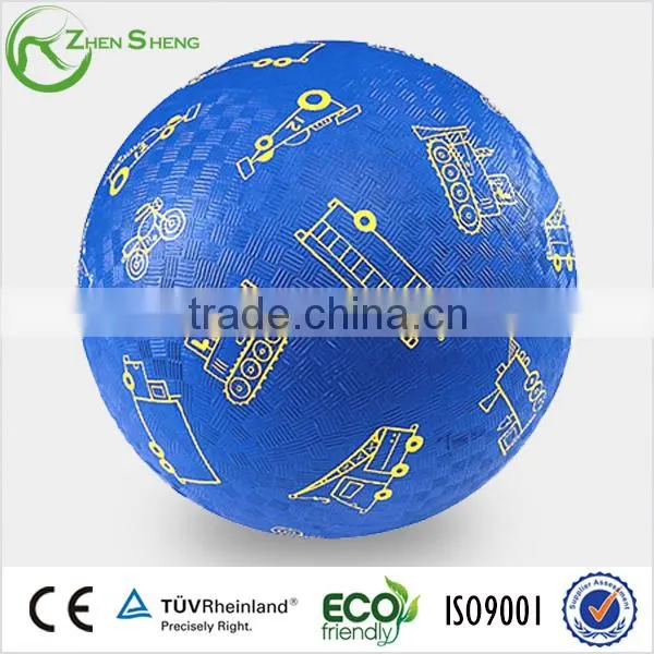 ZHENSHENG Promo Rubber Playground Balls Customized Printing
