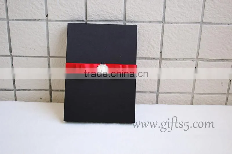 High quality Black wedding gift boxes for invitation cards